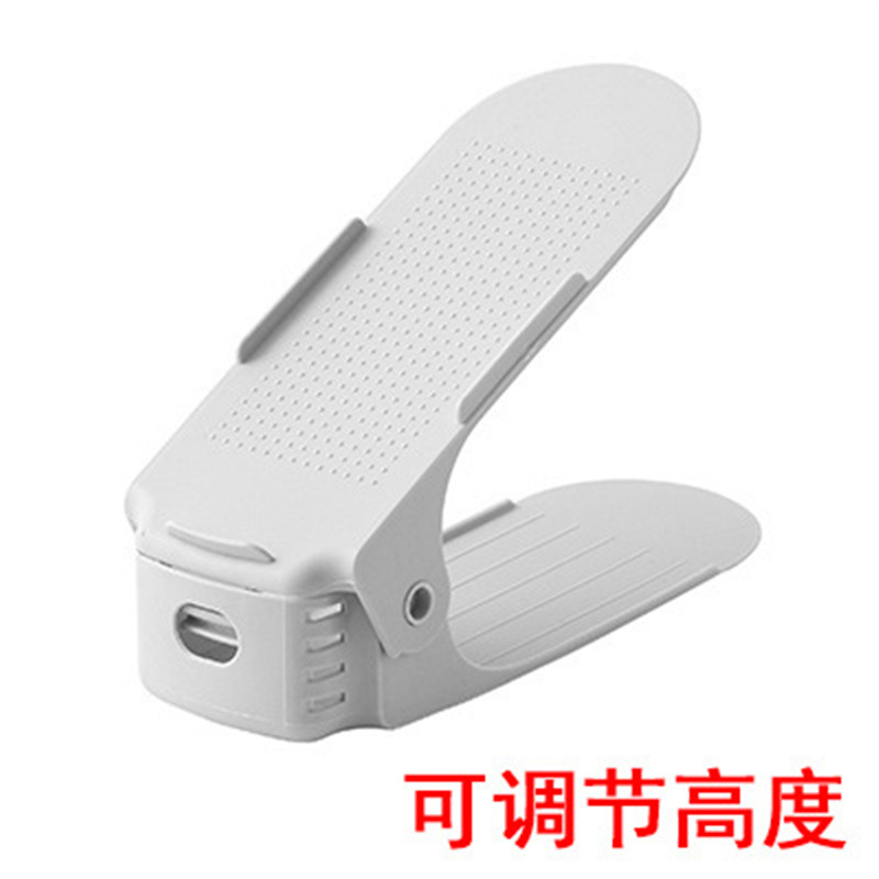 simple y grueso para artículos para el hogar soporte de zapatos integrado para almacenar soporte de zapatos simple de plástico de doble capa ajustable soporte de zapatos