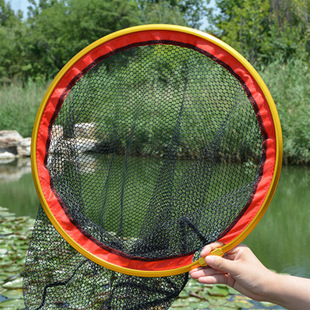 Wholesale Fishing Gear Aluminum Alloy Large Eye Anti-Snag Net Head 404550cm Integrated Competition-Grade Anti-Snag Fish Net Head with Deepened Anti-Snag Design