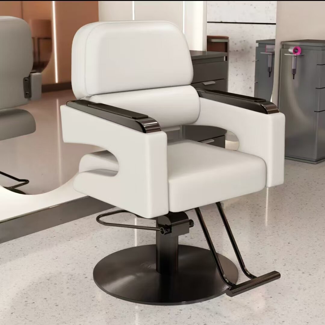 Sillón de peluquería, sillón de salón moderno, sillón de peluquería sencillo, sillón para cortar el pelo, sillón especial para permanente y tinte de salón, sillón de salón de belleza, uso comercial de alta gama.