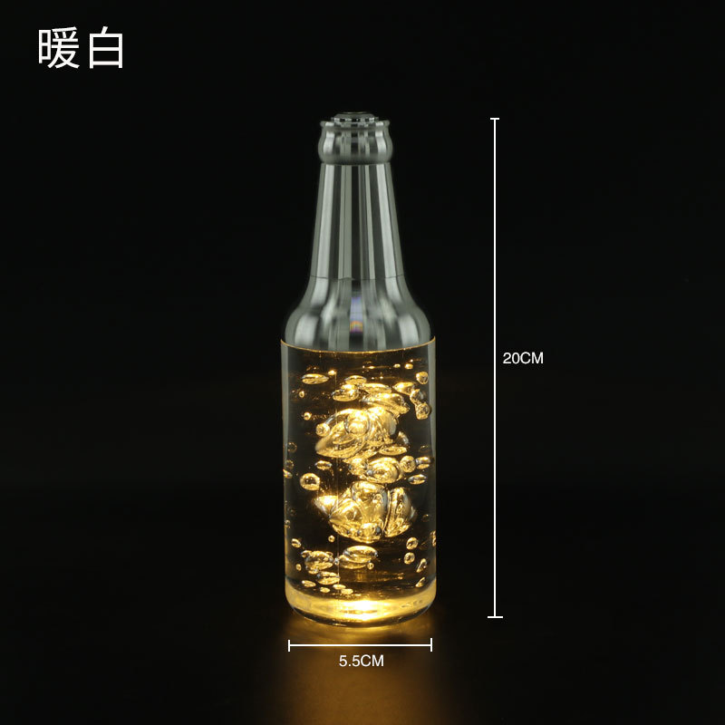 LED creativo pantalla táctil lámpara de mesa bar claro bar comedor bar Mesa lámpara KTV discoteca bar atmósfera decorativa lámpara de vino botella lámpara