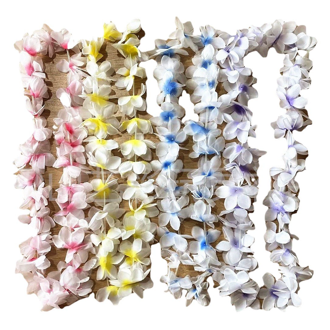 Гавайский флуоресцентный гирлянда набор лепестков диаметром 6,5 см 24 пары длиной 100 см