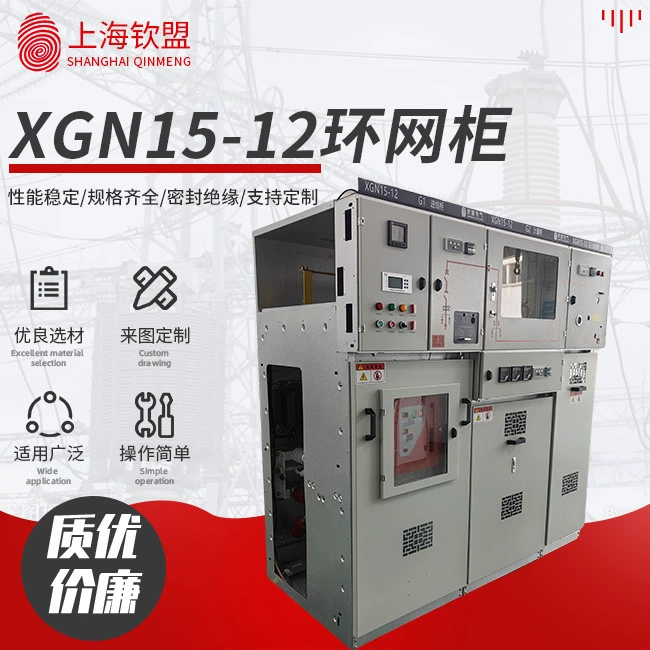 XGN15-12 Высоковольтный кольцевой шкаф Высоковольтный распределительный шкаф Наружный высоковольтный распределительный шкаф Электрооборудование Высоковольтный комплект
