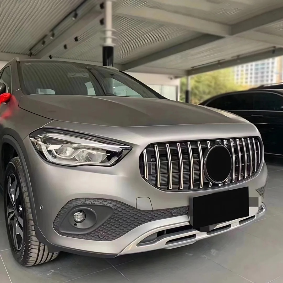 Suitable for 2020-2024 Mercedes-Benz Gla Standard Overseas Version H247 Modified Gt Vertical Bar Grille Original Car Replacement