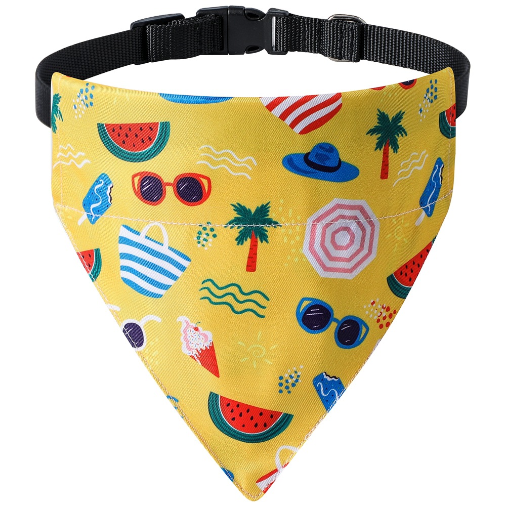 Suministro directo de fábrica nuevo transfronterizo exclusivo para mascotas perro saliva toalla bufanda perro triángulo bufanda perro bufanda ropa para mascotas