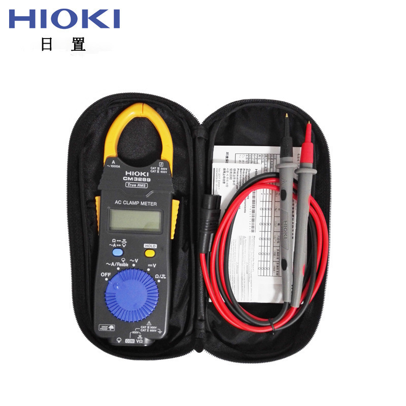 HIOKI日置3280-10F/CM3289数字钳型薄款万用表钳形大钳口电流表