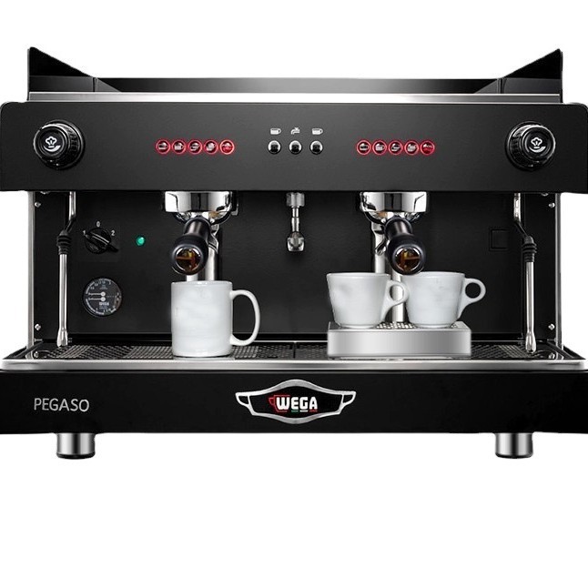 Importado de Italia wega pegaso Picasso máquina de café italiana comercial doble cabezal semiautomático E61