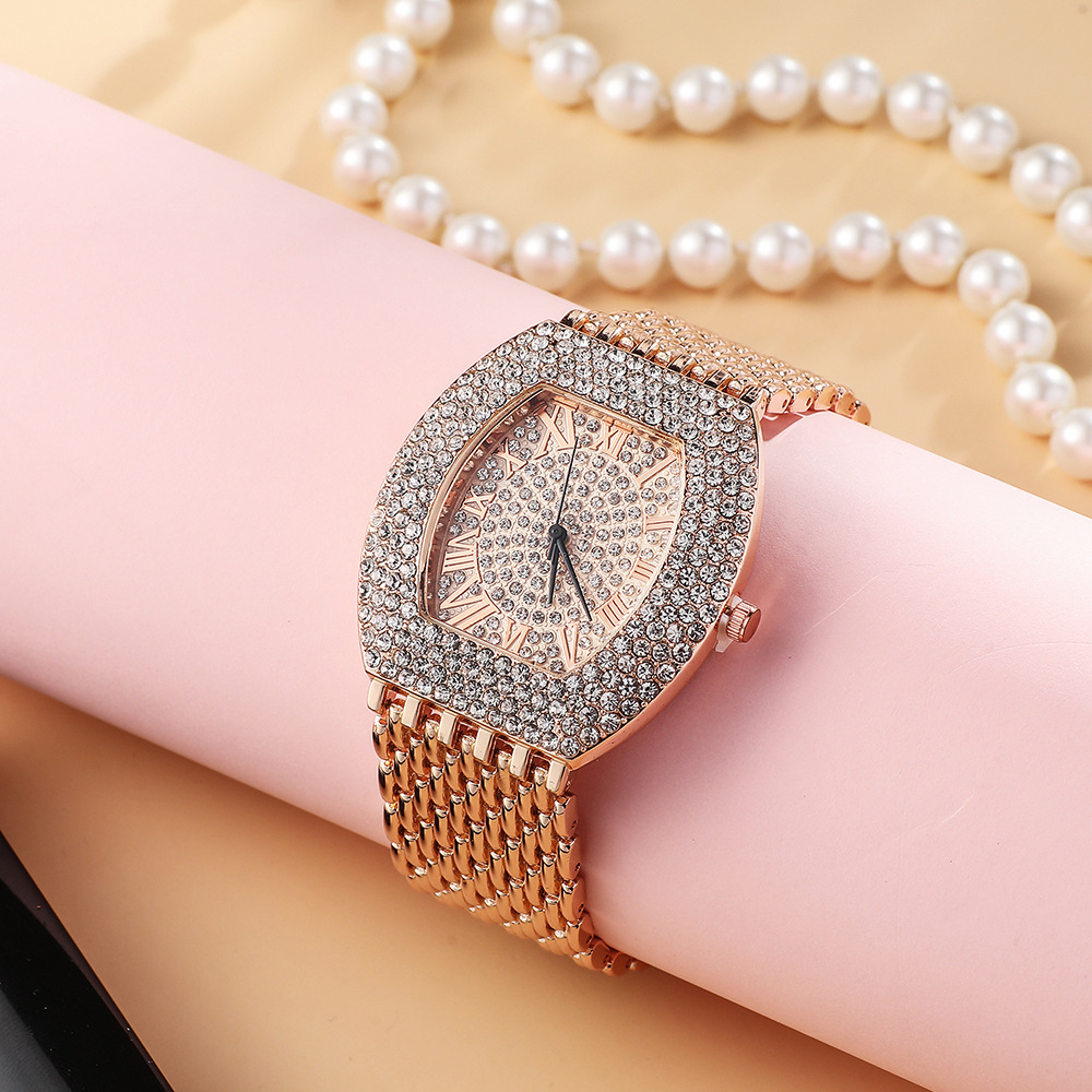 Quartz Movement Simple Style Shiny Solid Color Quartz Watch Women's Watches
