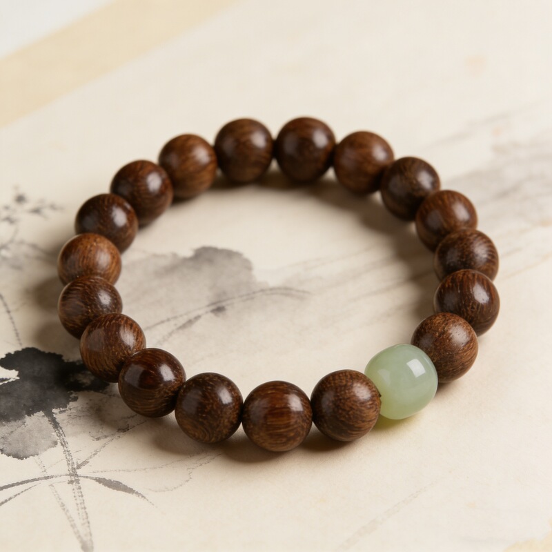 【For Dropshipping】Golden Sandalwood Bracelet, Handheld Prayer Beads, DIY for Men and Women, for Meditation and Good Fortune 【For Dropshipping】Golden Sandalwood Bracelet, Handheld Prayer Beads, DIY for Men and Women, for Meditation and Good Fortune