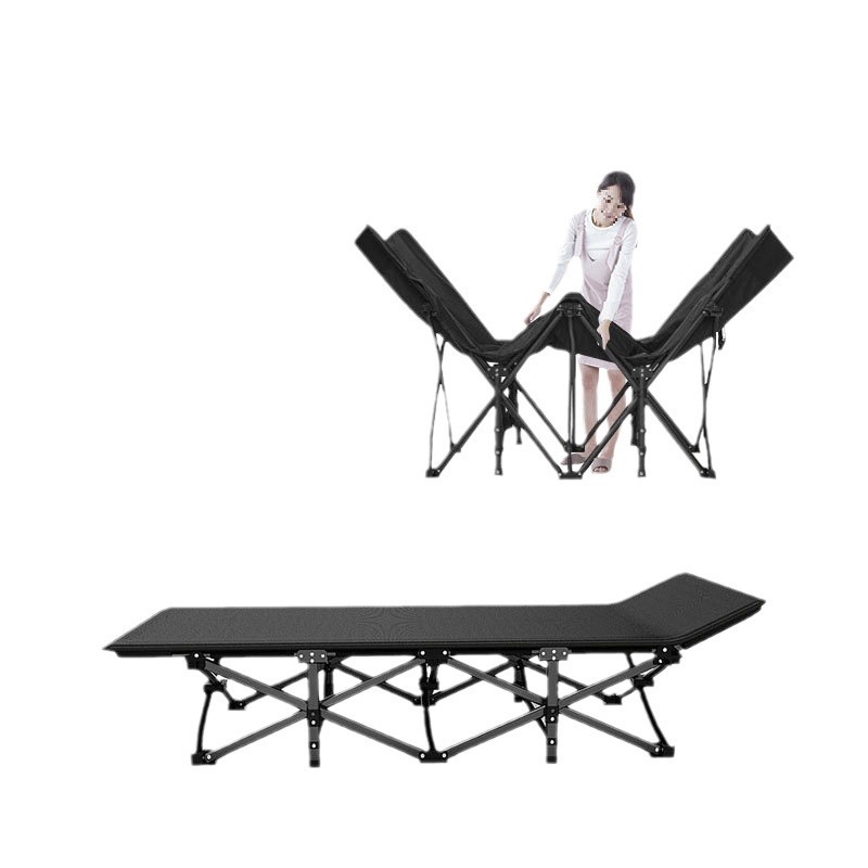 Casa cama plegable cama de oficina cama de almuerzo silla de descanso conveniente cama plegable cama de campamento al aire libre cama acompañante image 6
