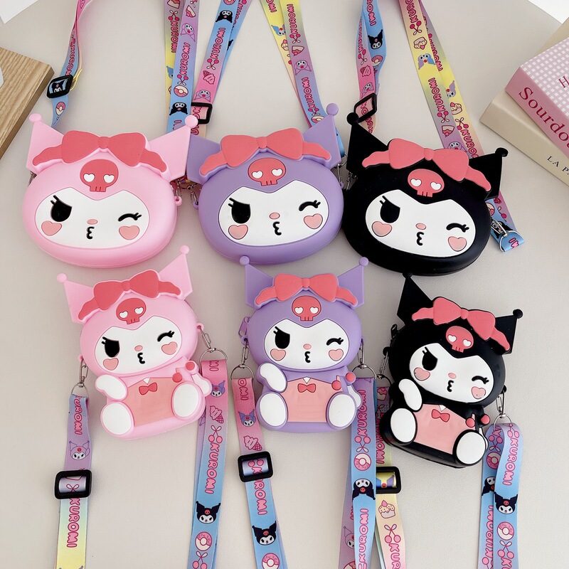 Cartoon Kulomi Silicone Coin Purse Children's Bag Cute Headphone Bag Small Coin Purse Mini Storage Which Bag
