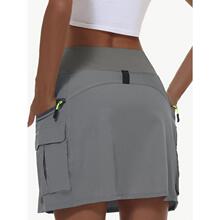 X 38073 Zipper Pocket Tennis Skirt ��װ�ڴ�����ȹ �羳����