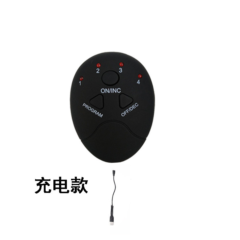 リモコン充電式EMSフィットネスベルト腹筋パッド腹筋トレーニング器具怠け者用トレーニング電気療法器具ポータブル|undefined