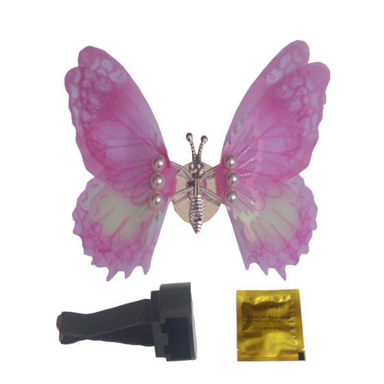 Moving Butterfly Car Ornaments Air Outlet Decoration Car Small Ornaments Creative Cure Guofeng Car Accessories