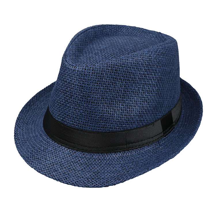 Monofilament Straw Hat Solid Color Parent-child Paper Straw Hat Shade Summer And Autumn Sunscreen Hat Outdoor Beach Straw Hat England
