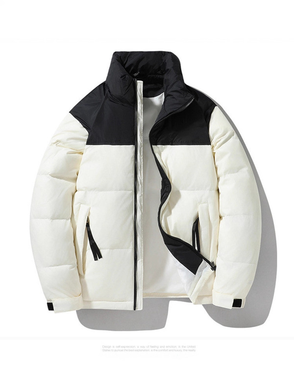 North Face Short down Jacket White Duck down Men and Women Couples Same Style New Winter High-End Thickened Jacket