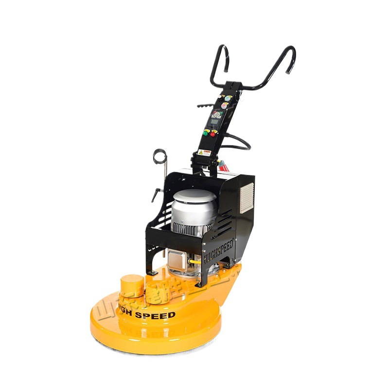 Piso de alta máquina de pulido Hotel mármol piso pulido máquina mano empuje piso epoxi pulido máquina