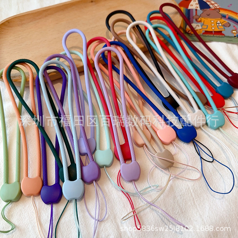 Macaron Jelly Color Liquid Silicone Mobile Phone Lanyard Anti-lost Silicone Wrist Strap Hanging Hand Ornaments Small Fan Pendant Chain Macaron Jelly Color Liquid Silicone Mobile Phone Lanyard Anti-lost Silicone Wrist Strap Hanging Hand Ornaments Small Fan Pendant Chain