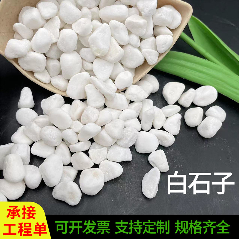 Special Offer White Pebbles for Paving, Washed Stone for Garden and Courtyard Decoration, White Crushed Stones for Landscaping, Wholesale