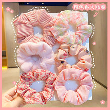 儿童大肠发圈网红ins头花女童可爱公主发饰女孩扎马尾丸子头发绳