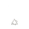 Square triangle, brand necklace for beloved, pendant suitable for men and women for elementary school students, clothing, accessory, simple and elegant design