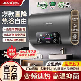 夏新电热水器扁桶一级能效节能家用洗澡60升速热变频批发