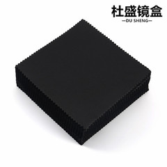 眼鏡布  針織黑色眼鏡布 13*13細纖維眼鏡擦拭布 屏幕清潔布 批發