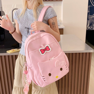 Schoolbag female ins cute Korean cartoon backpack junior high school students high school students primary school students three to five or six years shoulder bag