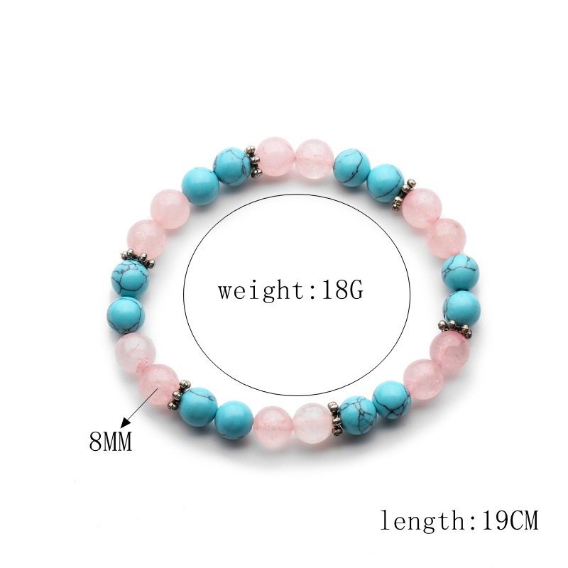 Retro Geometric Animal natural stone turquoise Agate Bracelets 1 Piece