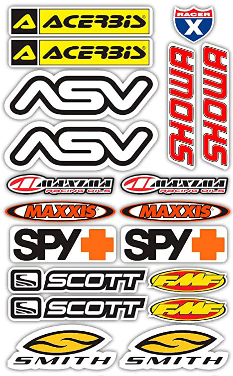 Italia Amazon motocicleta pegatinas casco bicicleta personalidad pegatinas coche scooter pequeñas pegatinas
