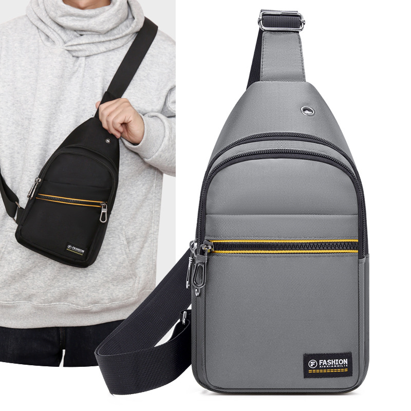 Nuevo bolso de pecho de hombre de gran capacidad, tela Oxford, mochila práctica simple, moda, ocio, viaje, bolso de hombro universal.