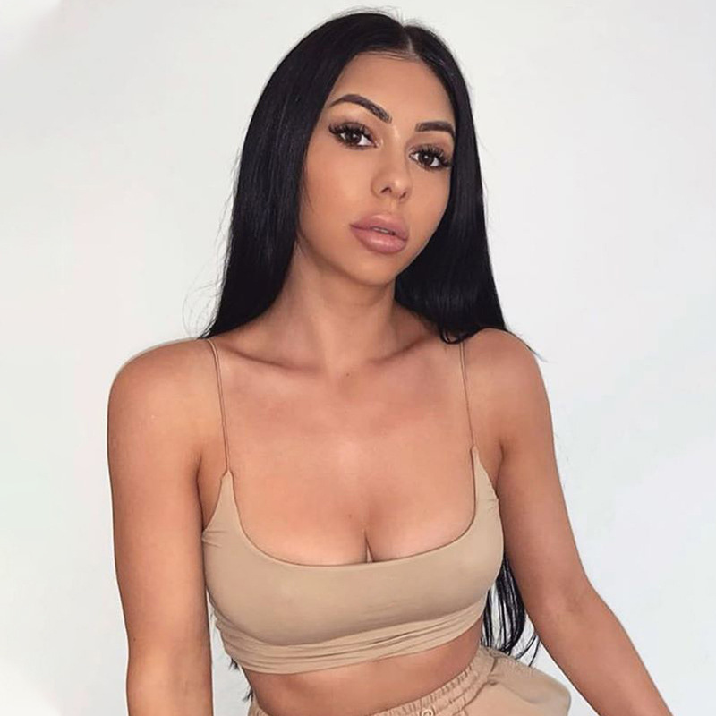 Summer Season Wholesale Women's Simple Style Classic Style Solid Color Backless Tank Tops