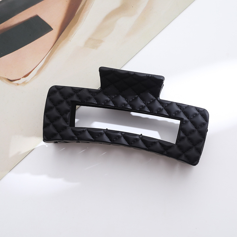 Agarre de pelo helado transfronterizo color de caramelo Cabeza trasera simple clip de pelo grande clip de tiburón de baño updo accesorios para el cabello al por mayor