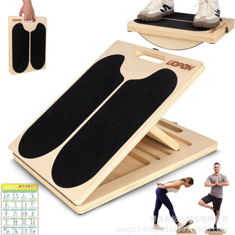 In-Stock Wooden Balance Board Fitness Stretching Board Office Foot Pedal Core Training Coordination Pedal Yoga Pedal In-Stock Wooden Balance Board Fitness Stretching Board Office Foot Pedal Core Training Coordination Pedal Yoga Pedal