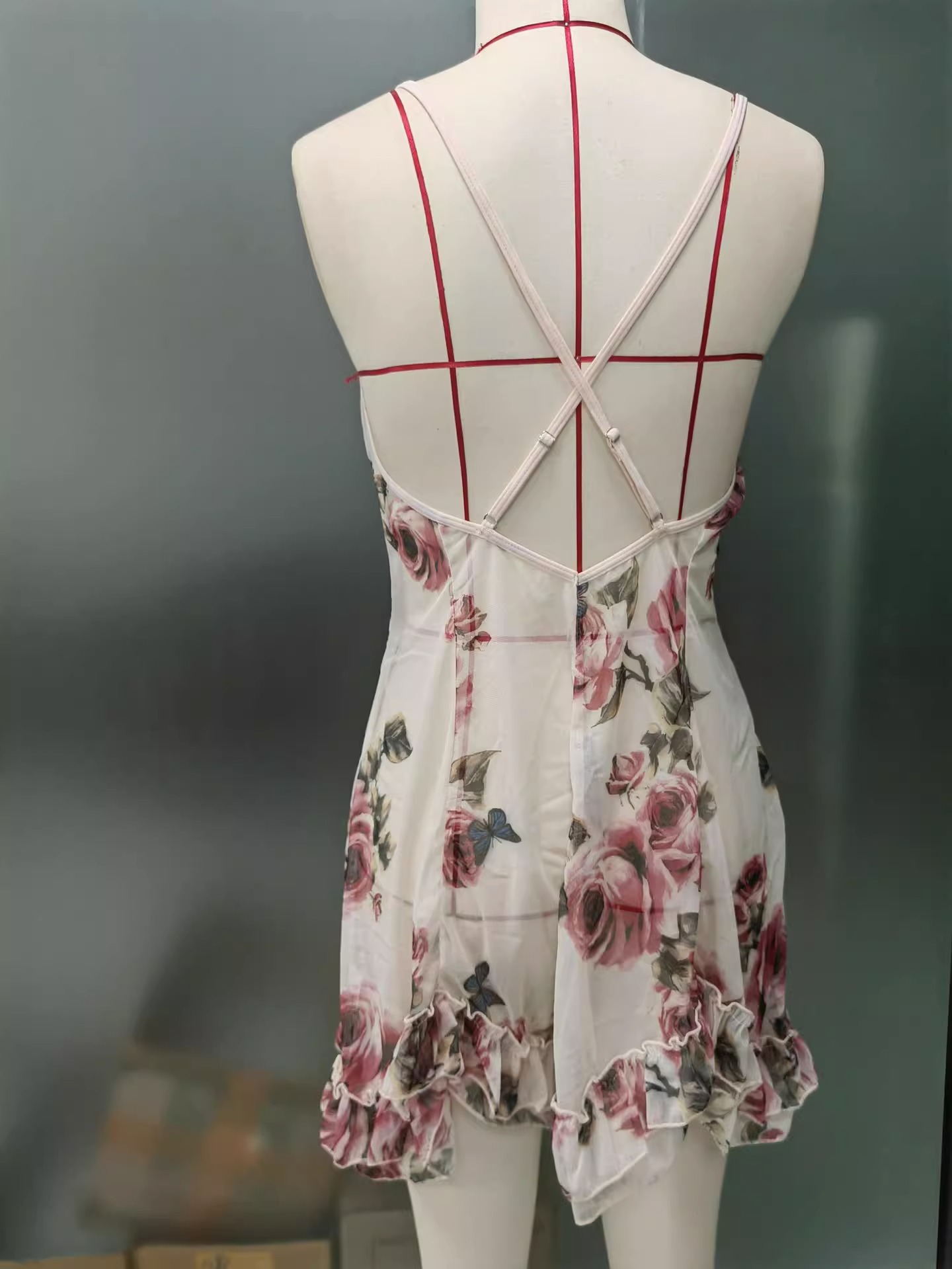 Women's Gender Women's Flower See-through Sexy Lingerie
