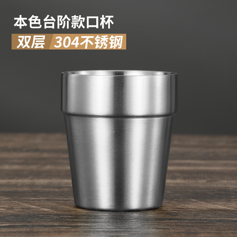 ステンレス304冷飲カップ工業風ビールグラス単層水カップピクニックカップ制定ロゴカップ直飲|undefined