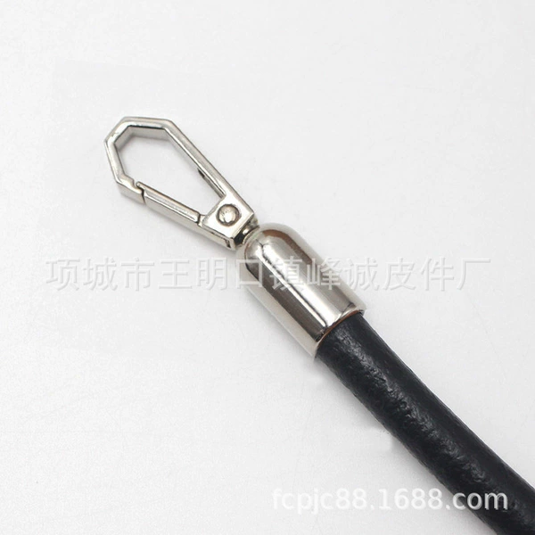 Black silver buckle
