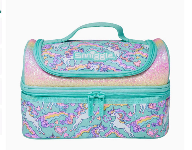 Bolsa de almuerzo australiana smiggle para estudiantes de primaria y secundaria, bolsa de almuerzo para niños, bolsa de almuerzo para estudiantes, bolsa de almuerzo de gran capacidad, nueva