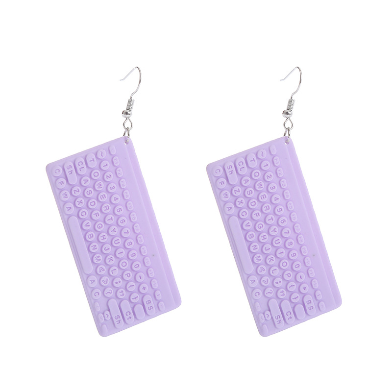 1 Pair Funny Geometric Resin Women's Drop Earrings display picture 2