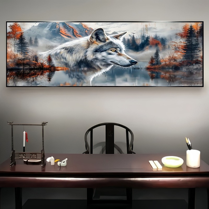 Transfronterizo Amazon pintura de diamantes fábrica de explosión venta directa pintura de diamantes DIY paisaje decoración pintura colgar paquete de herramientas '