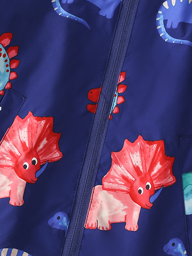 Malwee abrigo de niños Primavera y otoño nuevo europeo y americano medio y pequeño estilo occidental de los niños cremallera camisa guapo abrigo de los niños con capucha