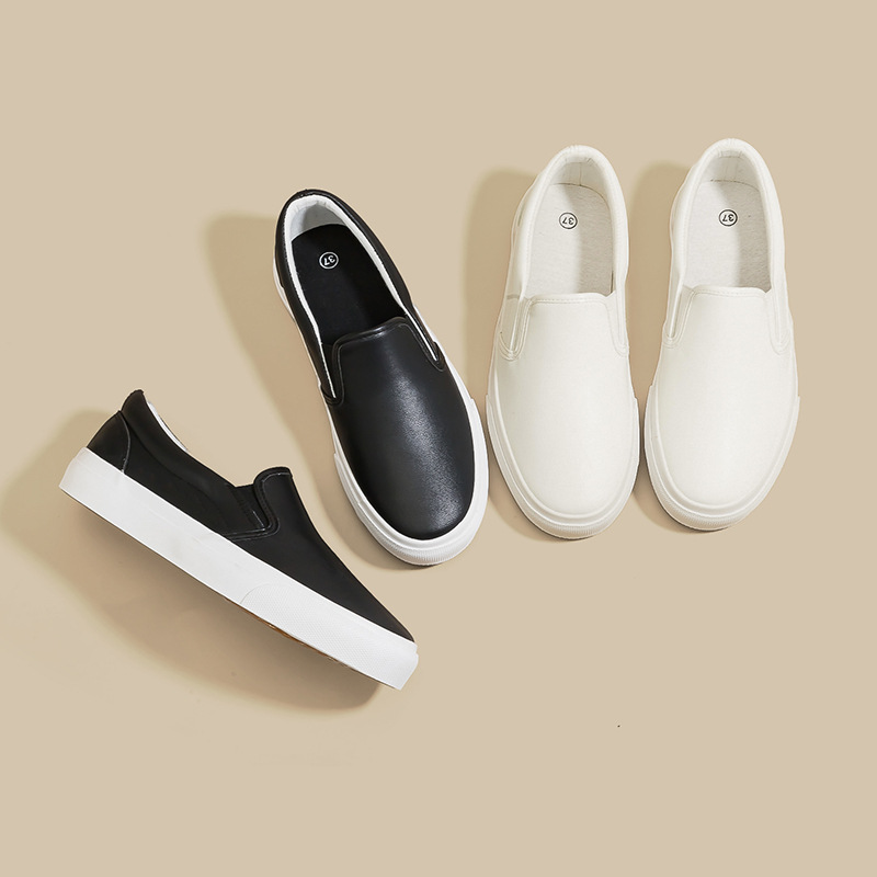 Zapatos de hombre de gran tamaño de comercio exterior transfronterizos de verano transpirables zapatos de plancha deportivos casuales zapatos blancos de cuero