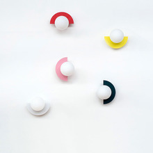 彩色马卡龙壁灯客厅卧室床头书房电视背景墙前台led氛围装饰墙灯