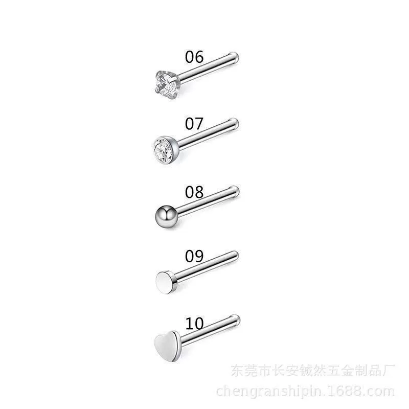 Nose piercing, set, physiological accessories stainless steel, Amazon