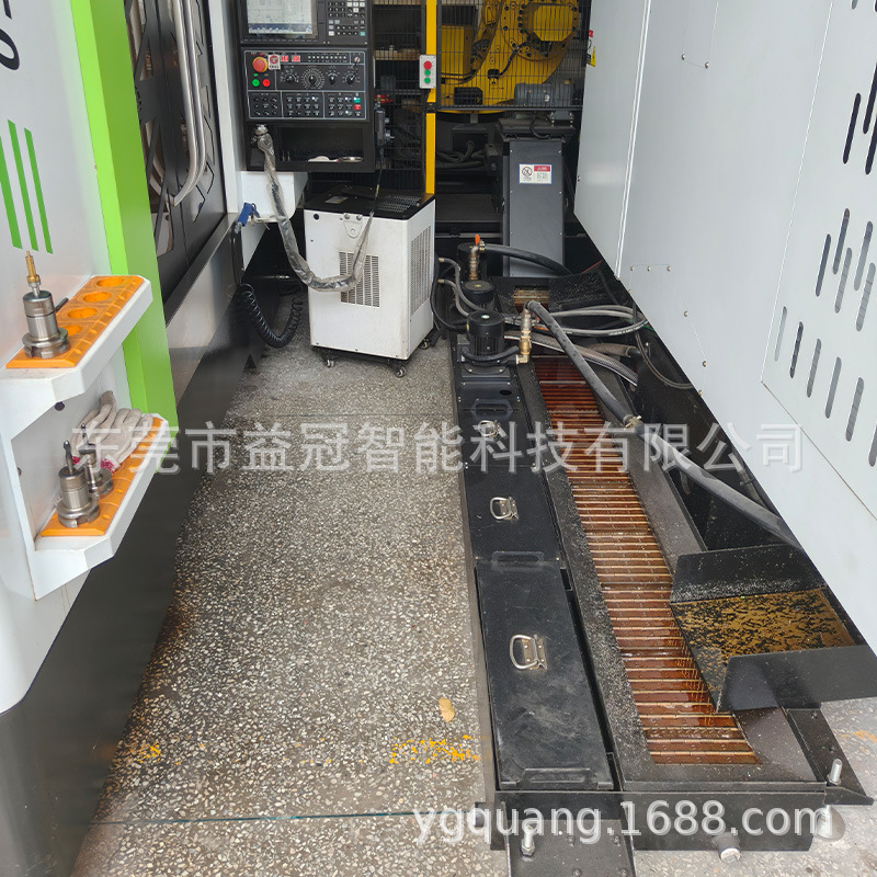 推荐自动化流水线 益冠集中排屑 链板运输废料 走心机排屑器提升