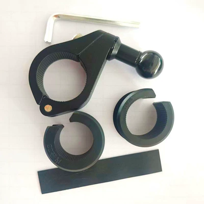 Vehicle Rearview Bracket Fixing Parts – Other Electric Vehicle Accessories - aluminum-alloy-handlebar-base-accessories-black-333