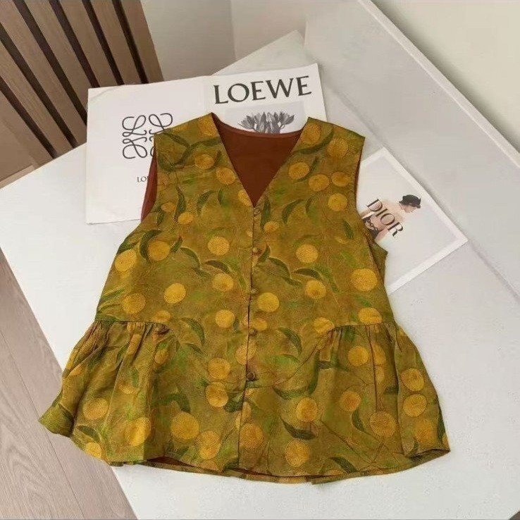 2026 New Style New Chinese Style Women's Sleeveless Blouse 2026 Summer New Retro Designer Light Luxury Top 2026 New Style New Chinese Style Women's Sleeveless Blouse 2026 Summer New Retro Designer Light Luxury Top