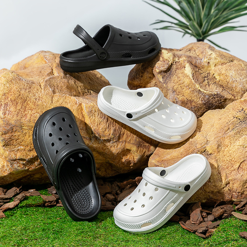 Zapatos agujeros de verano nuevas zapatillas de mujer pareja rafting antideslizante zapatillas agujeros al aire libre simple zapatillas de hombre