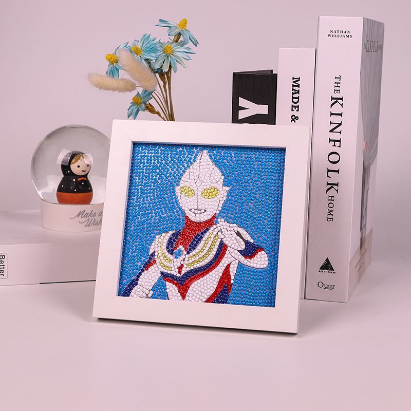 Diamante infantil DIY hecha a mano con material de marco paquete de dibujos animados Sanliou pegatinas de diamante regalo al por mayor pinturas de mampostería