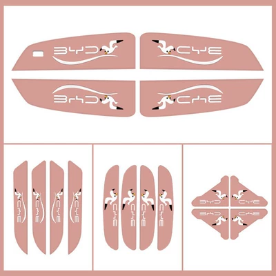 Exterior Modification, Qapı və bamper qoruyucu zolaqlar - pink-door-bowl-handle-door-door-corner-16-piece-set