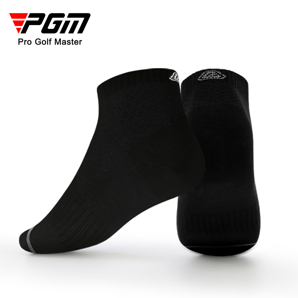 Tất golf PGM cổ ngắn nam thấm mồ hôi thoáng khí — WZ007 tất thuyền nam-Đen, WZ007 tất thuyền nam màu trắng, WZ007 tất thuyền nam màu xám